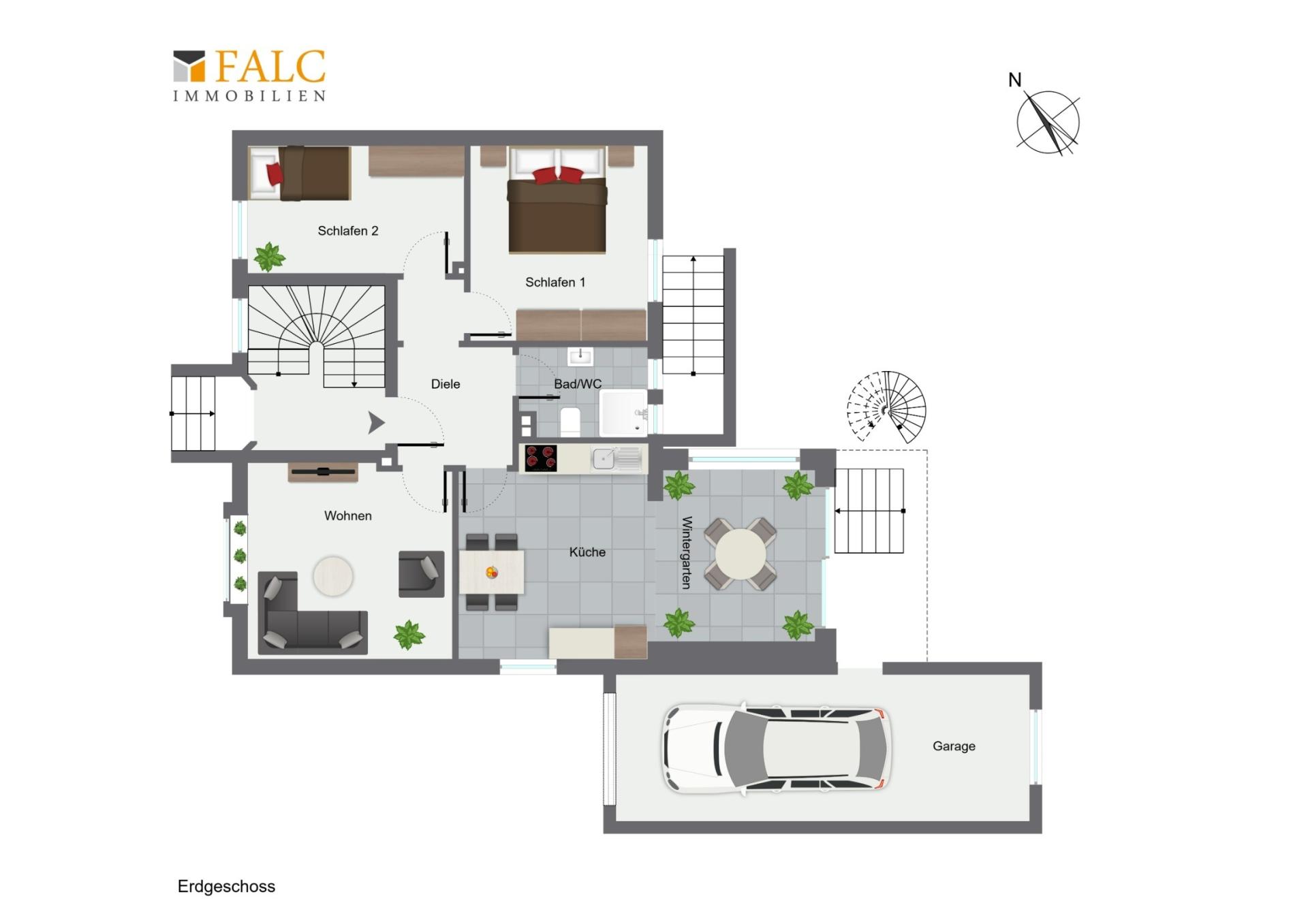 Erdgeschoss Grundriss